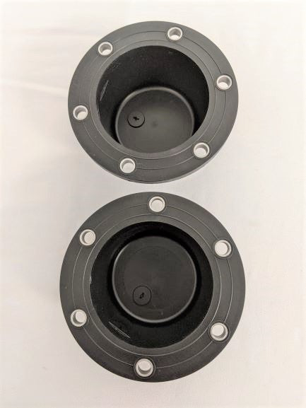 Chicago Rawhide 6-Hole Wheel Hub Cap Axle Oil Seal Grease Lid--Set of 2--CR 1311 (3961845284950)