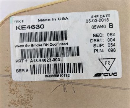 Western Star RH Dark Grey Door Trim Panel - P/N: A18-64623-003 (6615362437206)