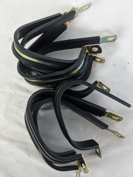Umpco *Lot of 10 * 1 3/8" Cushioned Steel Loop Clamp - P/N S465G23-2 (6707141705814)