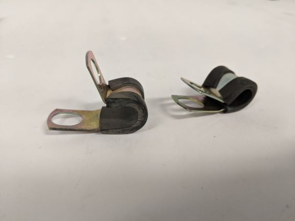 Umpco *Lot of 20* 3/8" EPDM on Steel Loop Clamp - P/N S464G6 (6707618414678)