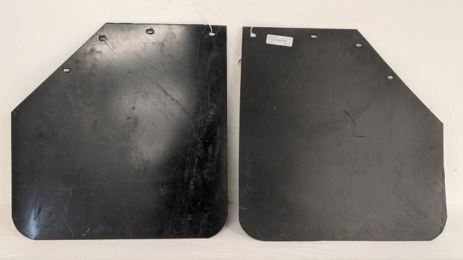 *Set of 2* Freightliner 24" Mitered 2 Black Mud Flap w/o Logo - P/N 22-69608-041 (6742987079766)