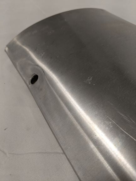 Used Freightliner Plain Aluminum Exhaust Shield - P/N 04-15612-004 (6771033931862)