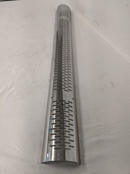 Used Freightliner LH 5" Stainless Steel ADR DC Heat Shield - P/N 04-24695-012 (6771065880662)