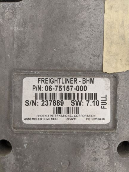 Used Freightliner Electronic Multiplexer Bulkhead Module - P/N 06-75157-000 (6771690733654)
