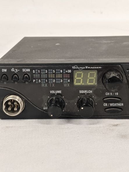 Used Cobra Compact CB Radio, No Microphone - P/N 18 WX ST II (6785098743894)