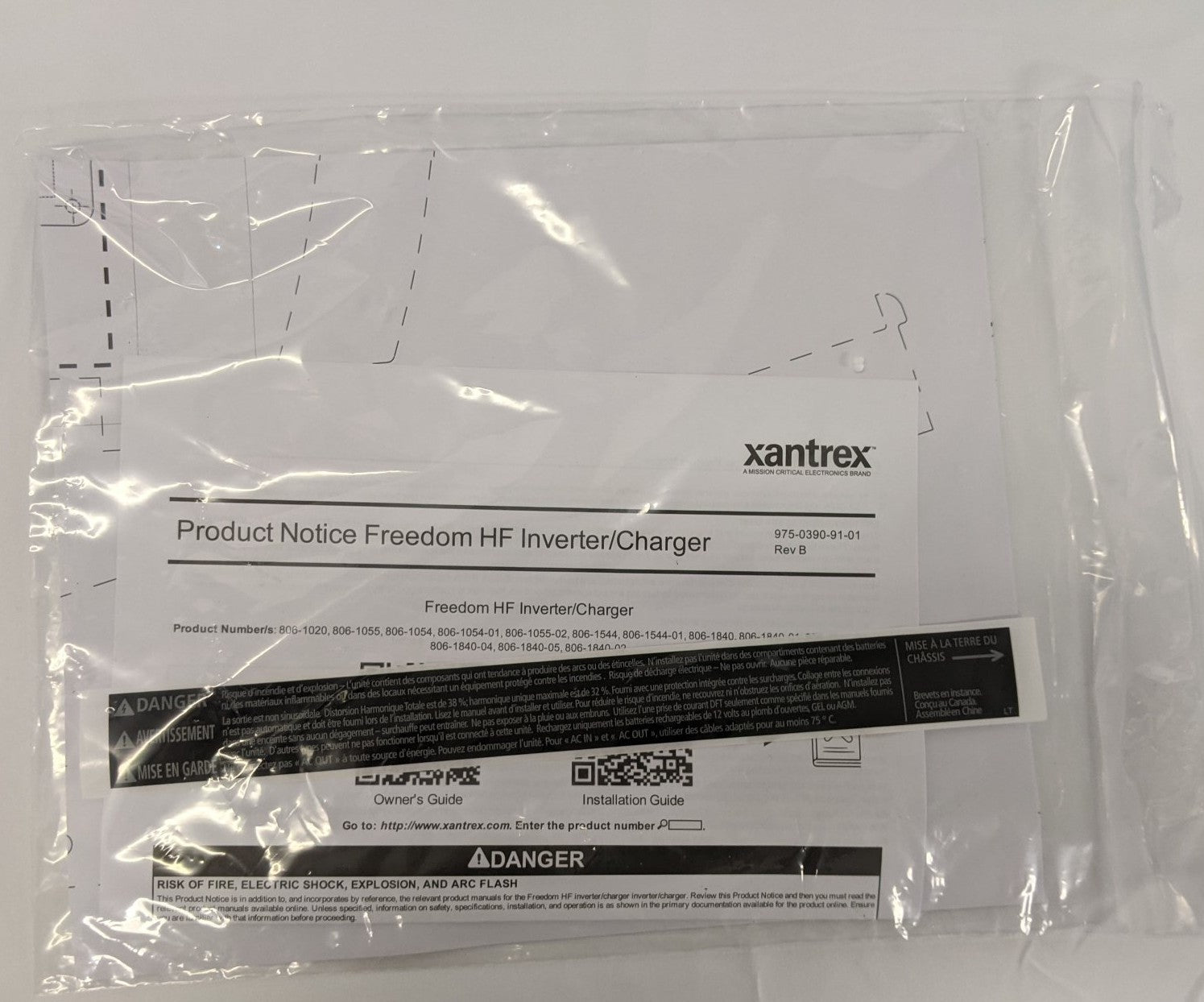 Xantrex Freedom HF 1500 Inverter Assy - A06-93338-000