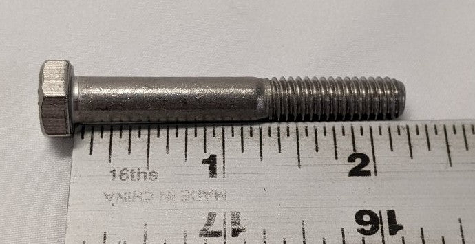 *Lot of 50* New 5/16"-18 x 2 1/4" Partly Threaded Coarse Stainless Steel Hex Bolts