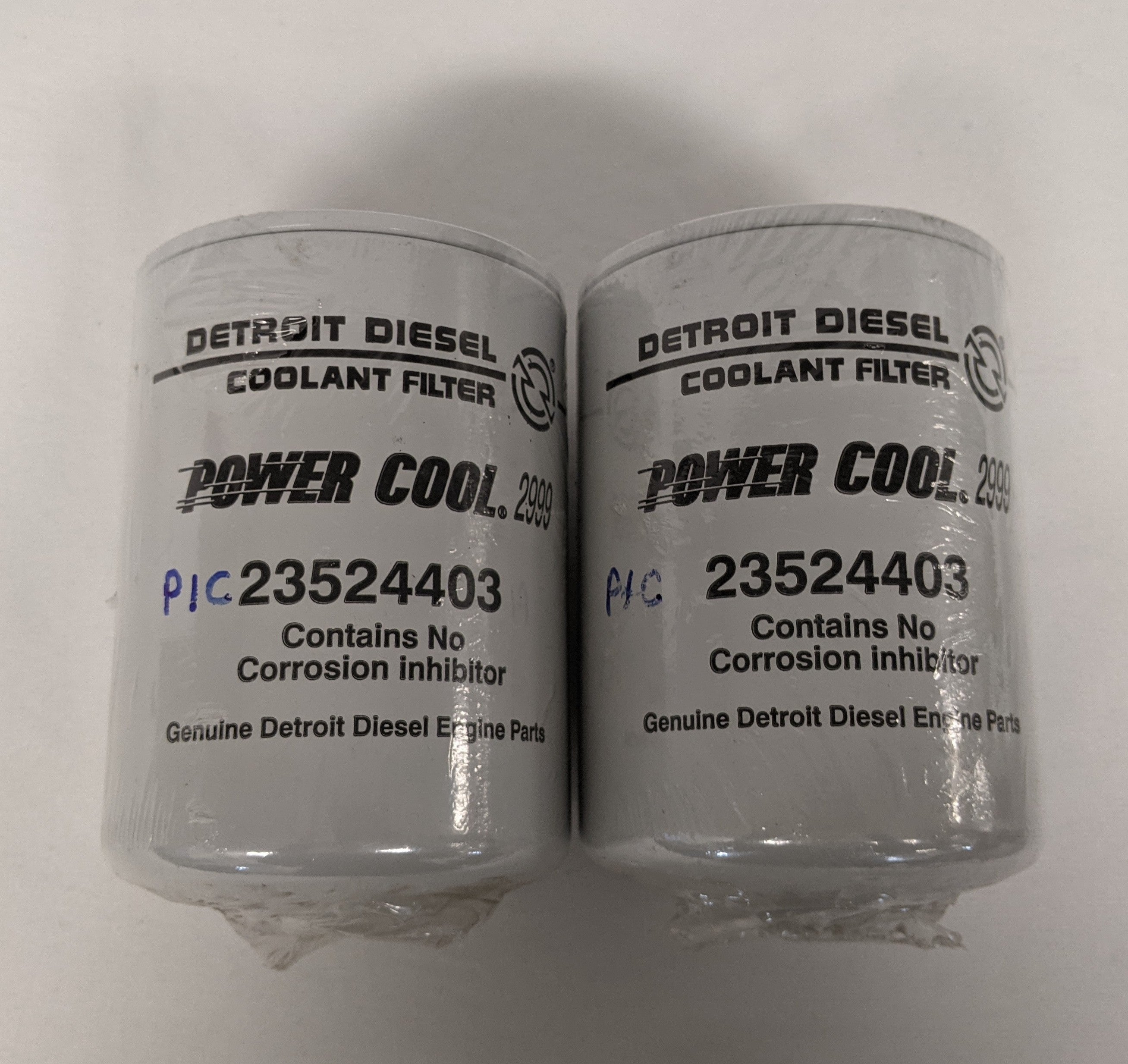 New *Lot of 2* Detroit Diesel Radiator Coolant Filters - P/N DDE 23524403 (9904261955900)