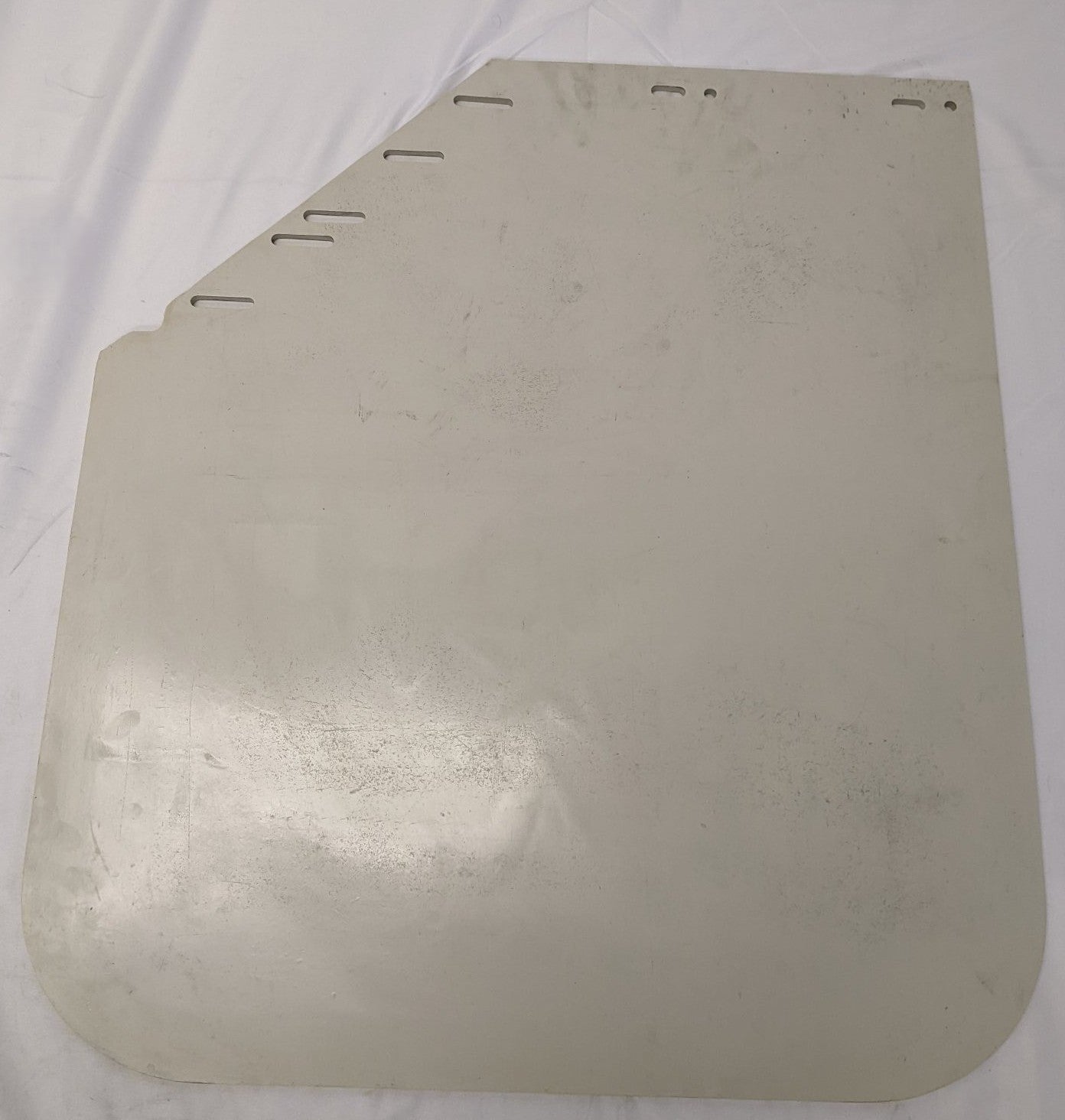 Western Star 27" RH Mitered White Mud Flap Logo 22-81067-112