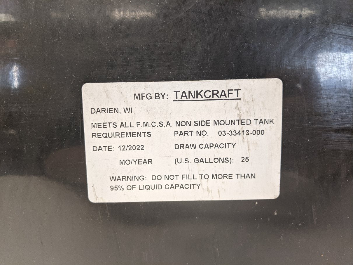 Freightliner LH Rear 25 Gallon Fuel Tank | 03-33413-000