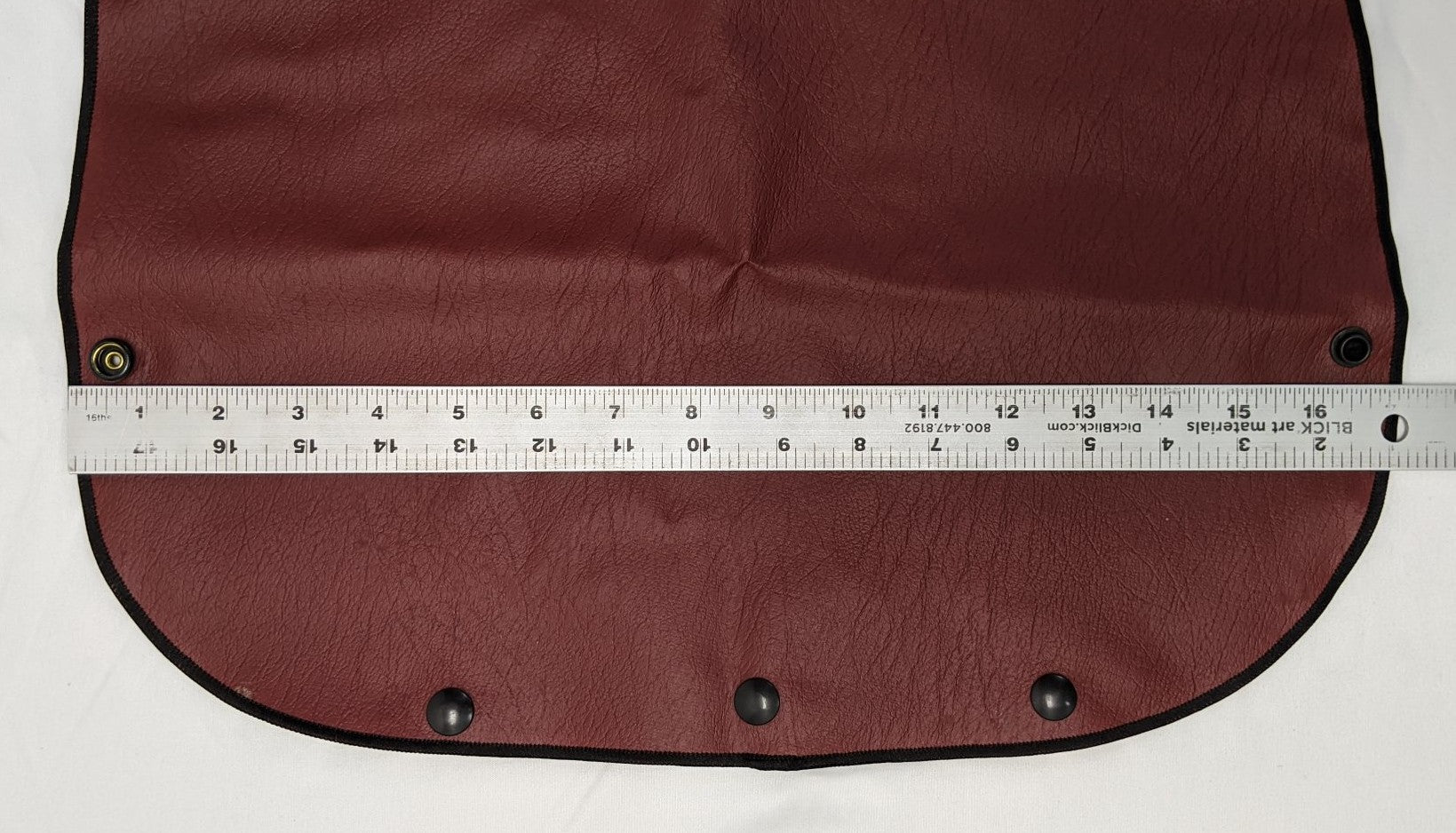 Freightliner RH Red Walk Thru Side Window Curtain - P/N W18-00018-015