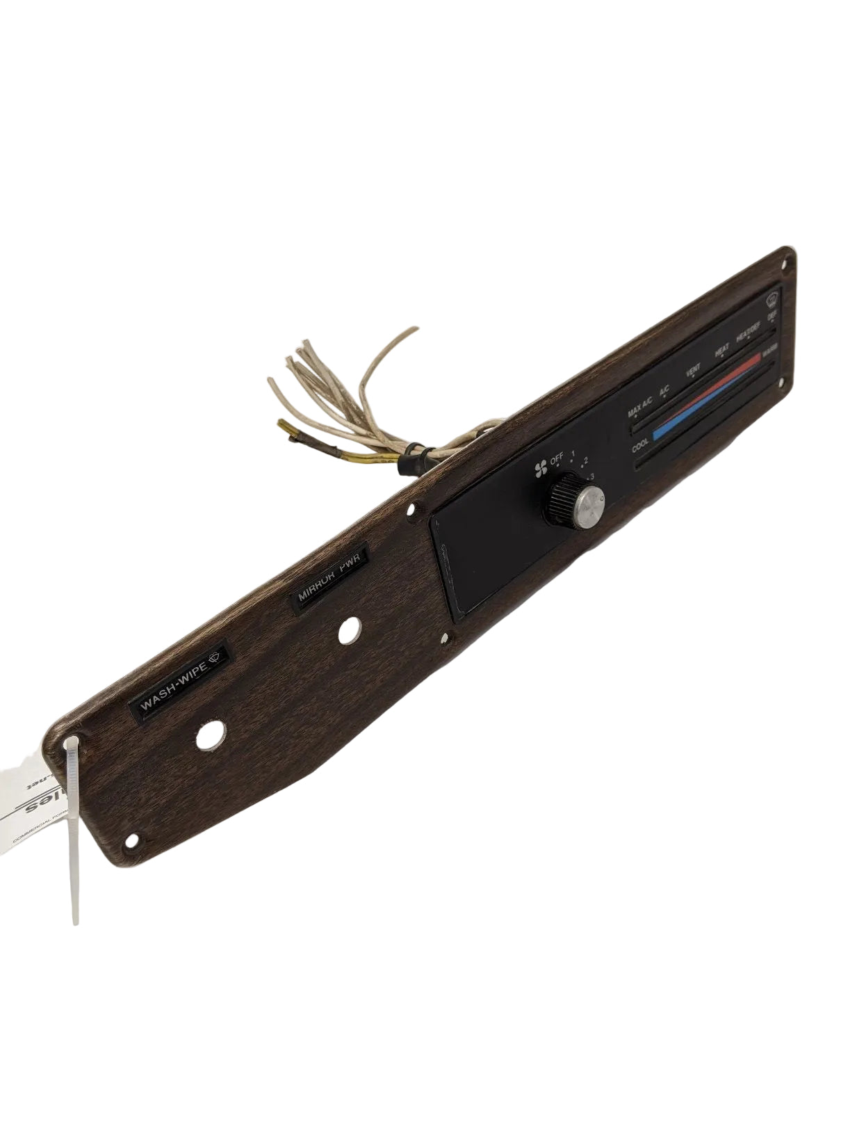 Used FTL FLD Classic Woodgrain Climate Control Trim Panel - P/N A22-30529-000