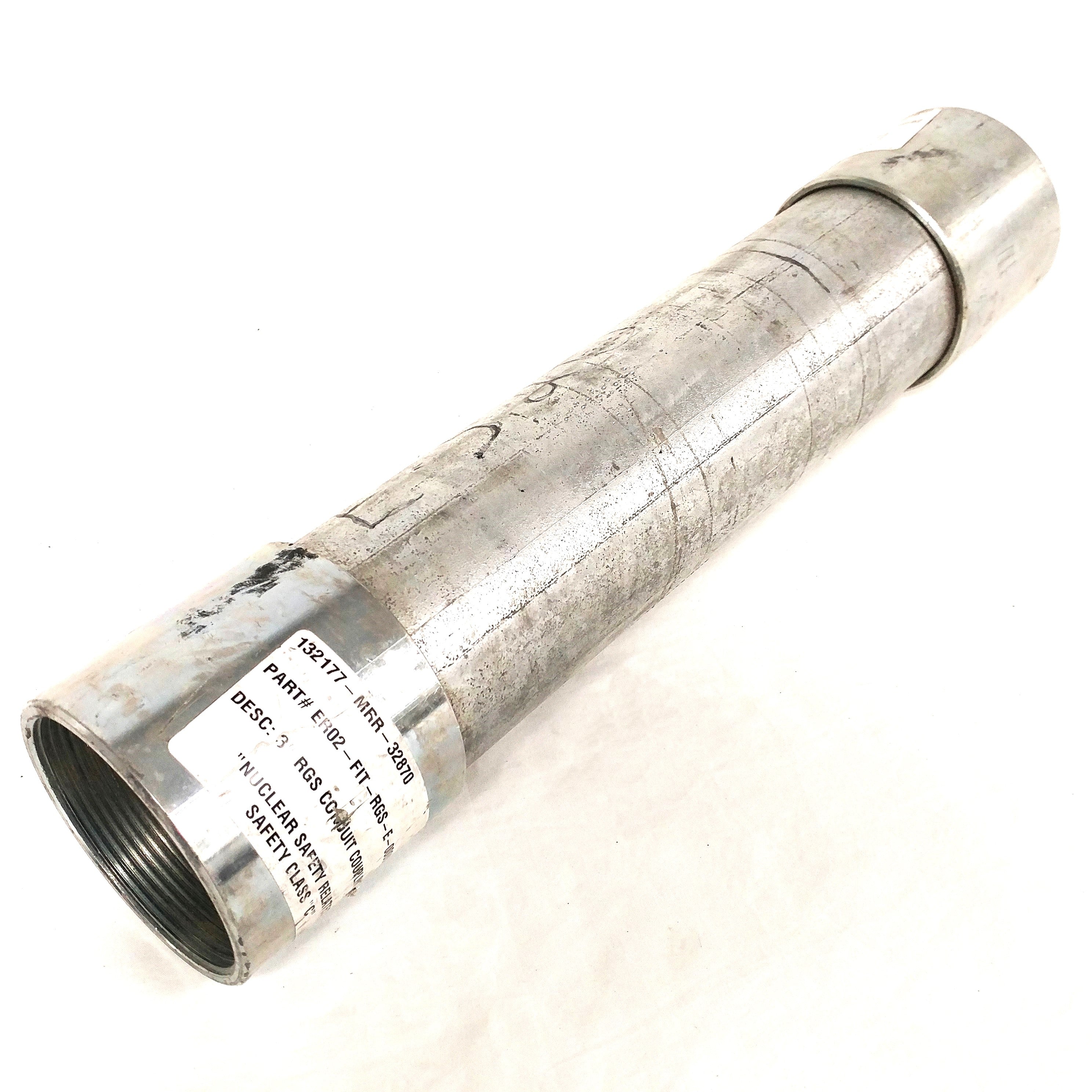 ERMC 3 in. Rigid Female Conduit Couplings w/ 15" Pipe (9120724746556)