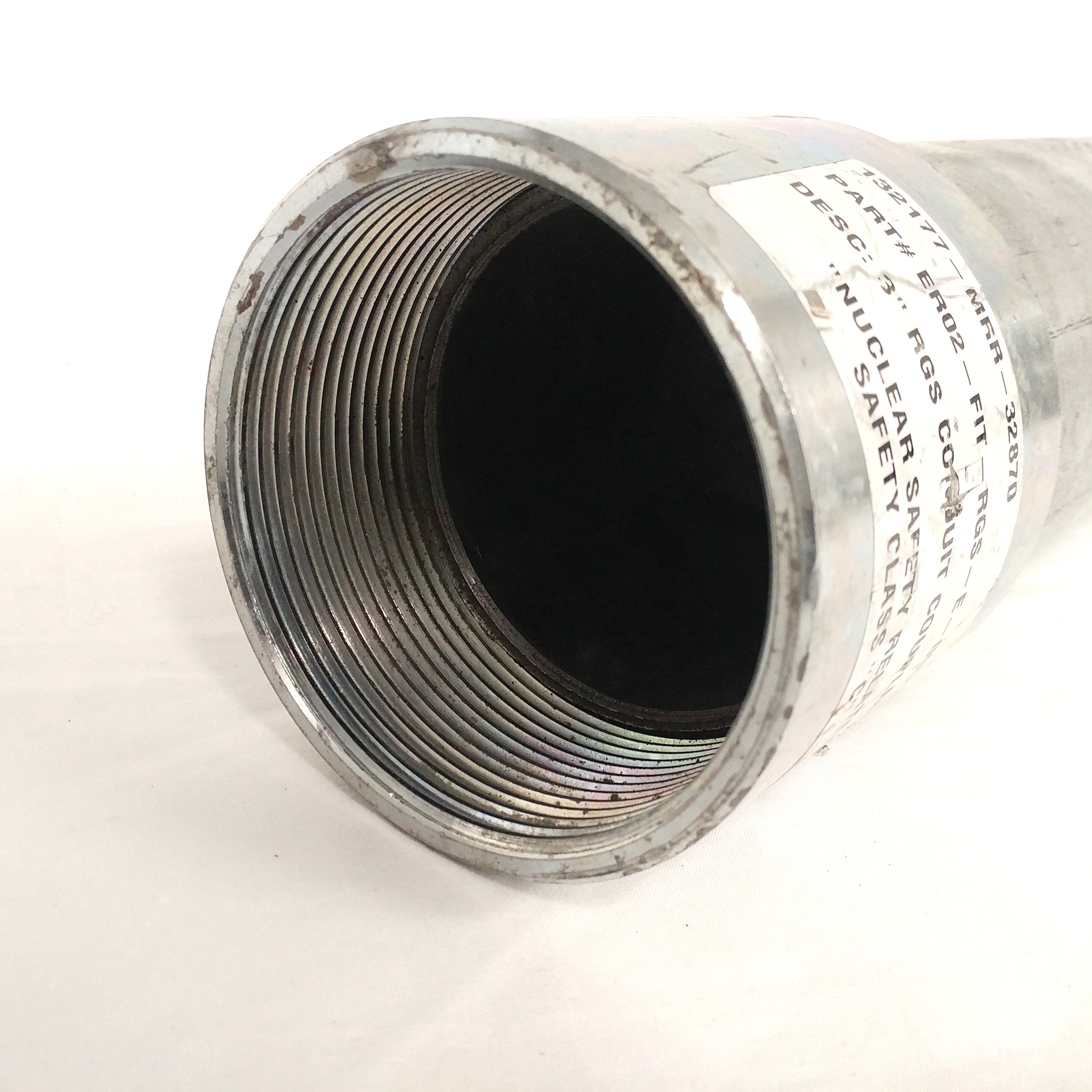 ERMC 3 in. Rigid Female Conduit Couplings w/ 15" Pipe (9120724746556)