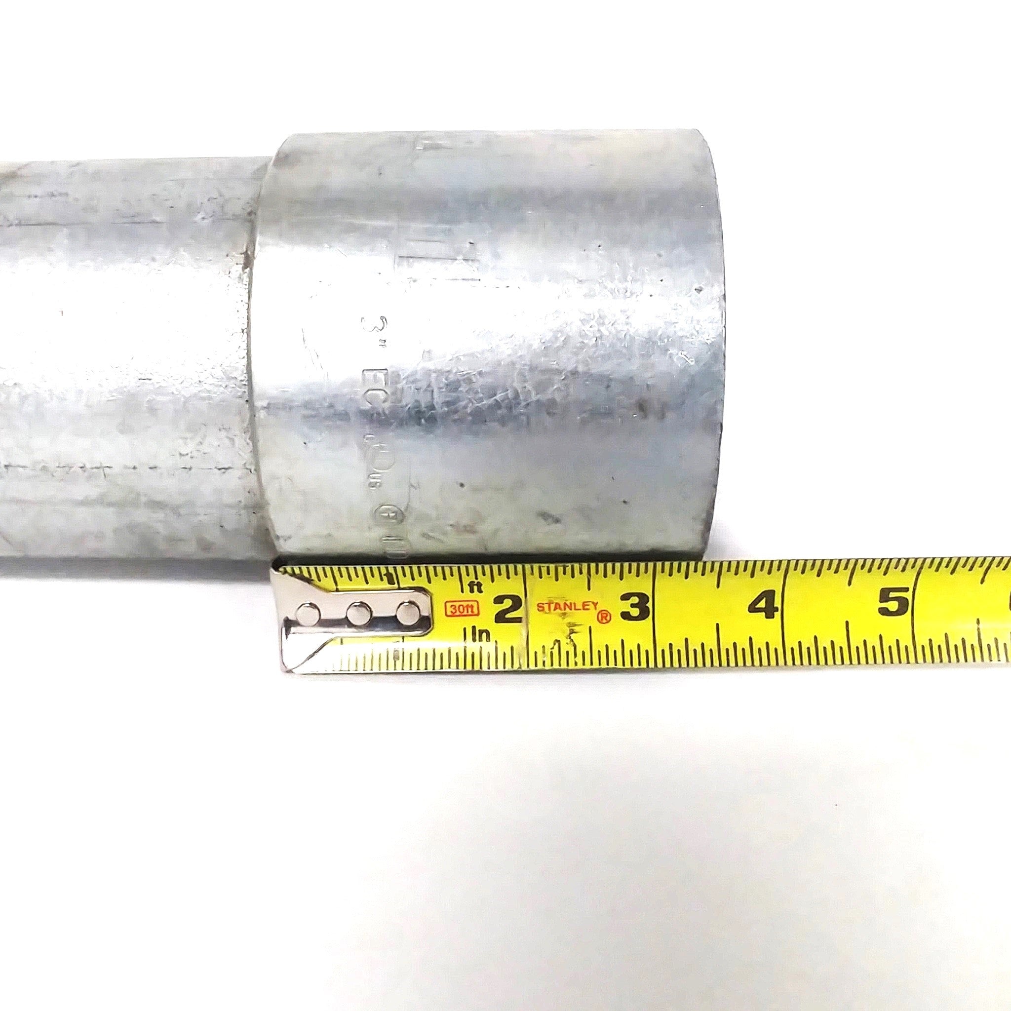 ERMC 3 in. Rigid Female Conduit Couplings w/ 15" Pipe (9120724746556)
