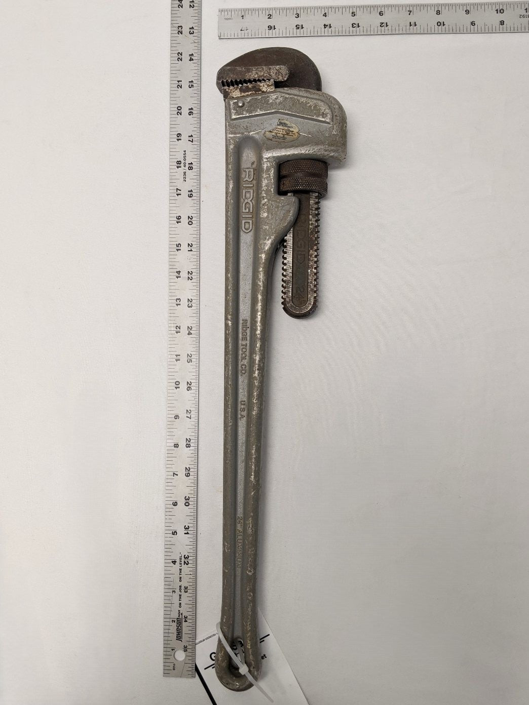 Used Ridgid 24" Aluminum Straight Pipe Wrenches