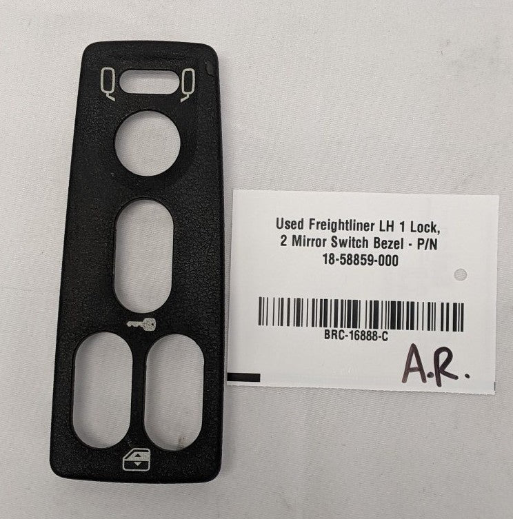 Freightliner LH Lock & Mirror Switch Bezel 18-58859-000