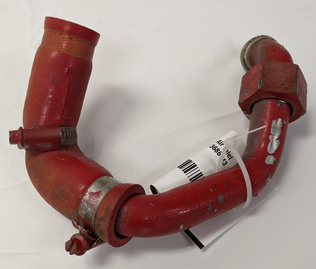 Used Cummins ISX 15 Steel Air Inlet Tube w/ Hose | P/N 3686143