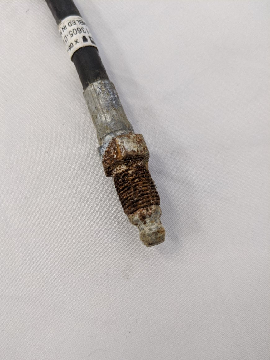 Used Parker No. 2 Clutch Grease Zerk Hose Line - P/N A23-13605-018 (6695479541846)