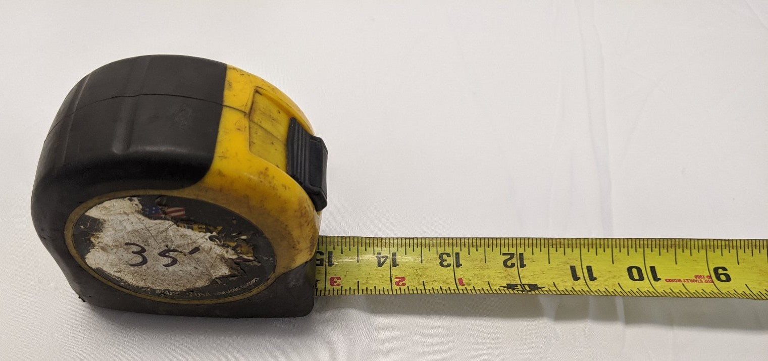 35 Foot Tape Measures | Lot of 3 | Stanley PowerLock FatMax Lufkin | Used