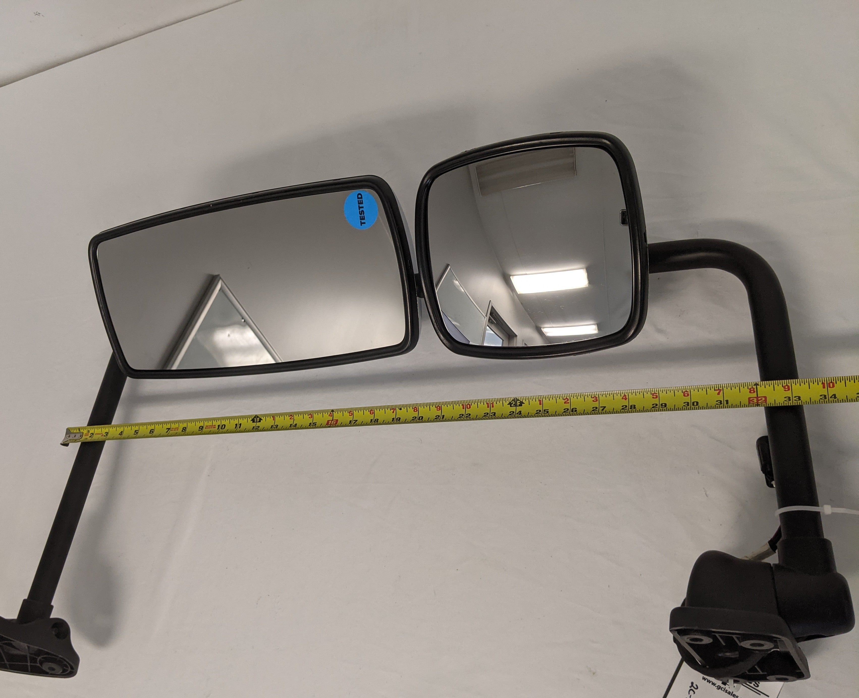 Used Freightliner M2 RH Remote Heated Chrome Door Mirror - P/N A22-74244-007 (5016690327638)