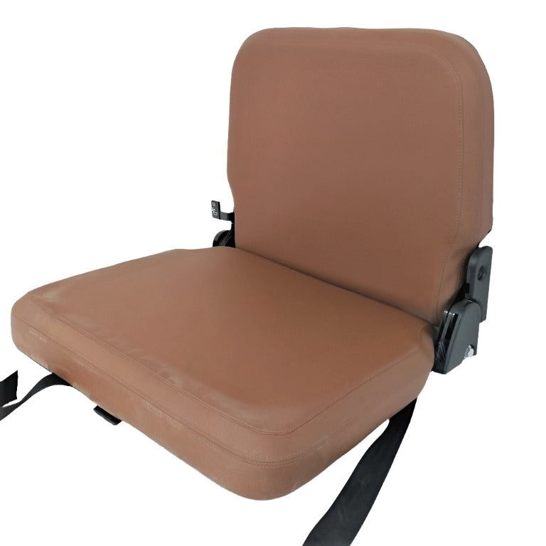 Damaged Freightliner LH Brown Lounge Seat - A18-69119-002 (9607370113340)