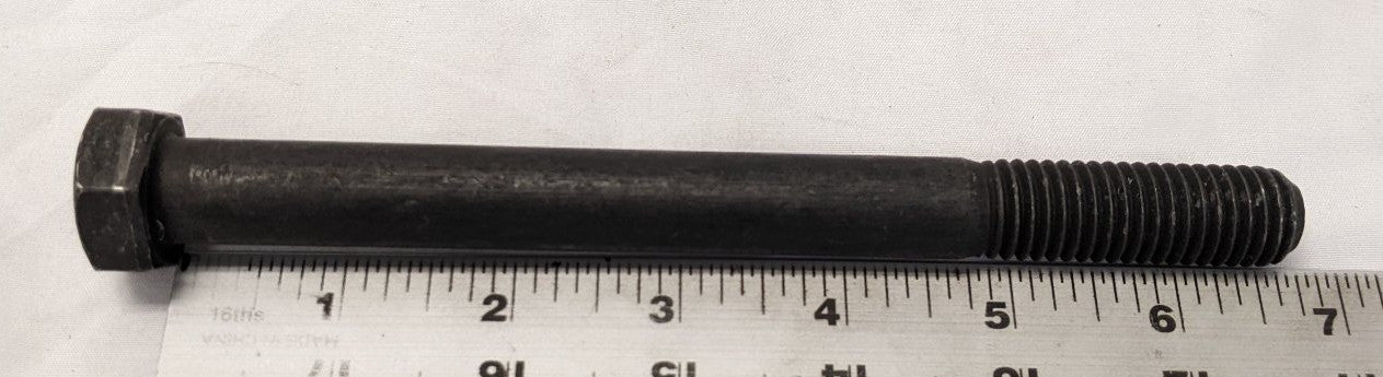 Lot/10 5/8"-11x6-3/4" Grade 8 Black Oxide Hex Bolts