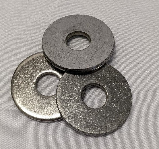 *Lot of 100* New 3/8" x  1-1/4" X 1/8" Stainless Steel Washers