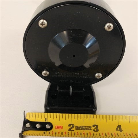 Go Air Horns Air Horn Assembly--12"--Black Round Weather Shield--1/4" Air Inlet (3961904595030)