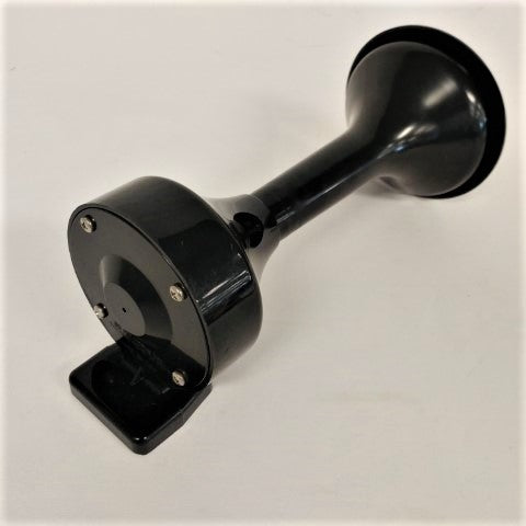 Go Air Horns Air Horn Assembly--12"--Black Round Weather Shield--1/4" Air Inlet (3961904595030)