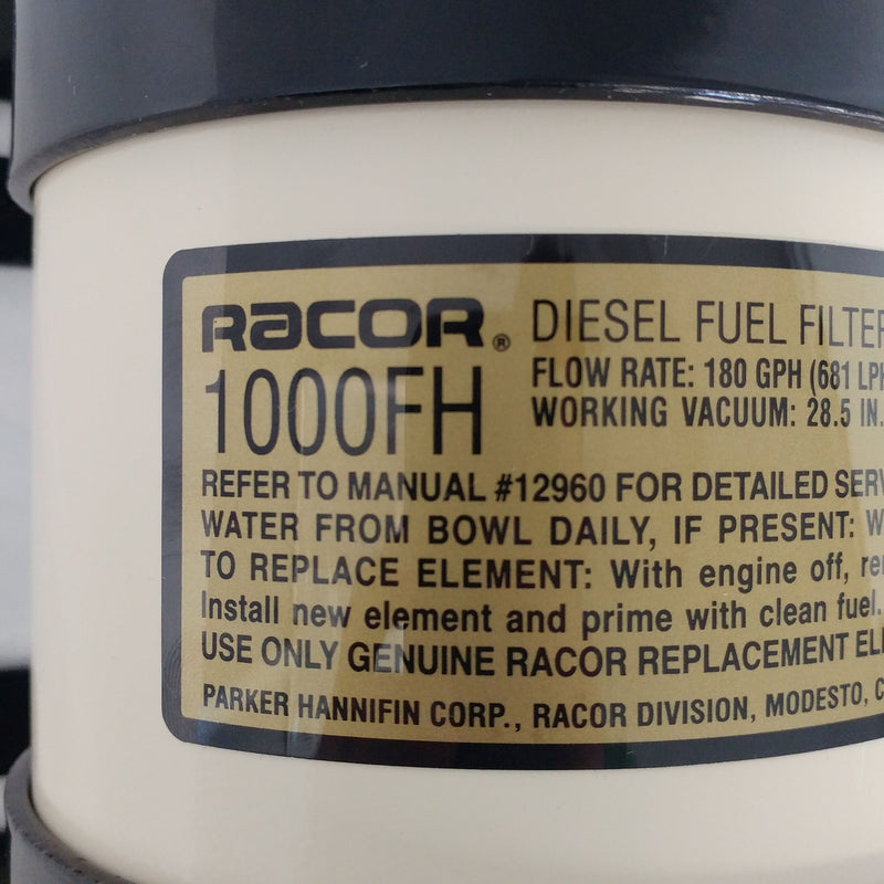 Parker Racor Fuel Water Separator Filter - P/N  1000FH30 (8351755862332)