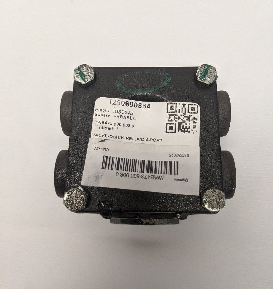 Wabco 4-Port Air Brake Quick Release Valve 4735000080