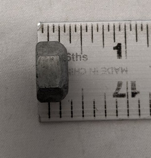 *Lot of 100* New 3/8"-24 Fine Threaded Steel Galvanized Locking Nuts
