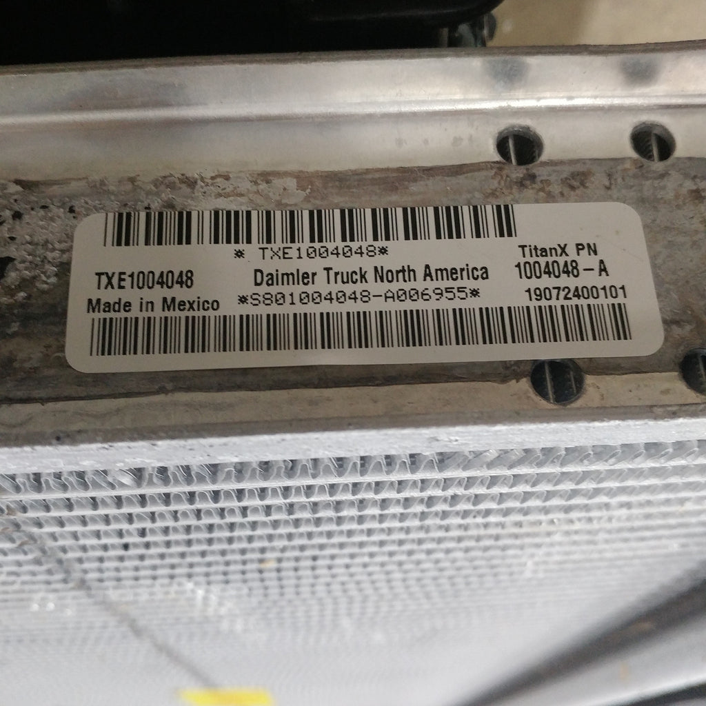 103403 Radiator Freightliner M2 Radiator - TXE 1004048 & CAC - TXE 1030483