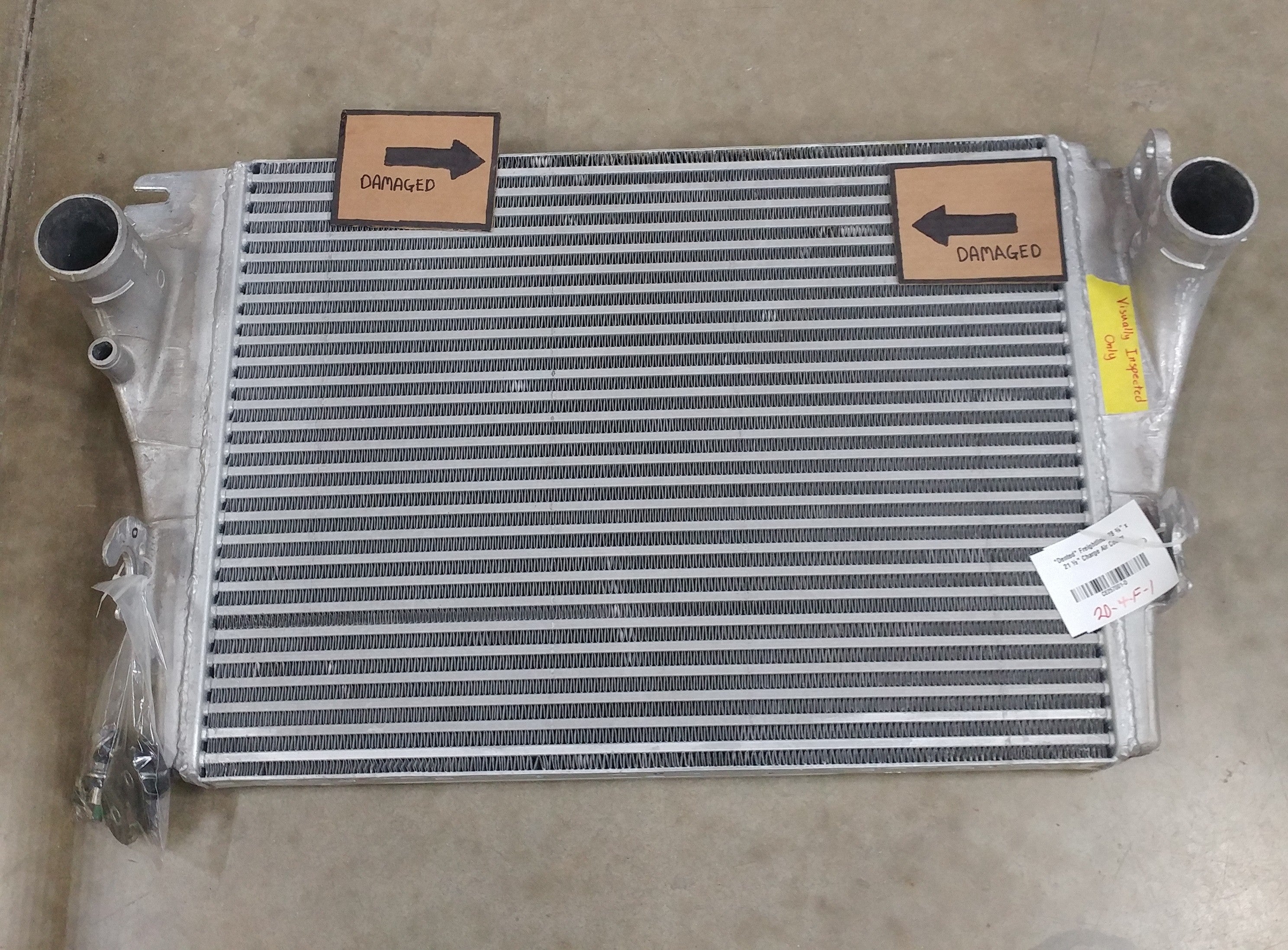 *Dented* Freightliner 28 ¾" x 21 ½" Charge Air Cooler - P/N  CE257001 (8756574814524)