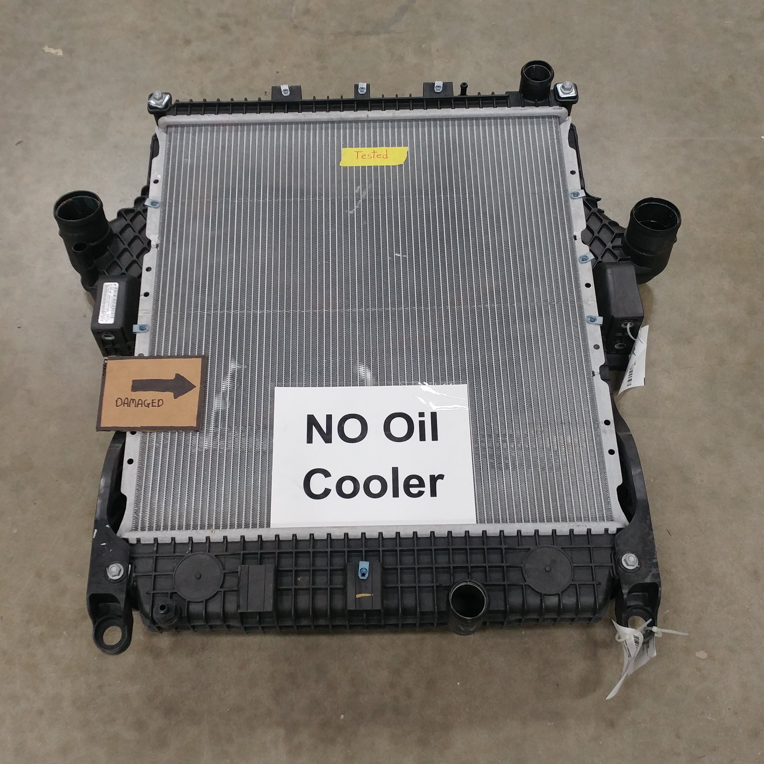 Damaged FL M2 Radiator - TXE1004015 & CAC - TXE1030482 Assy - P/N  05-34530-005 (8679003160892)