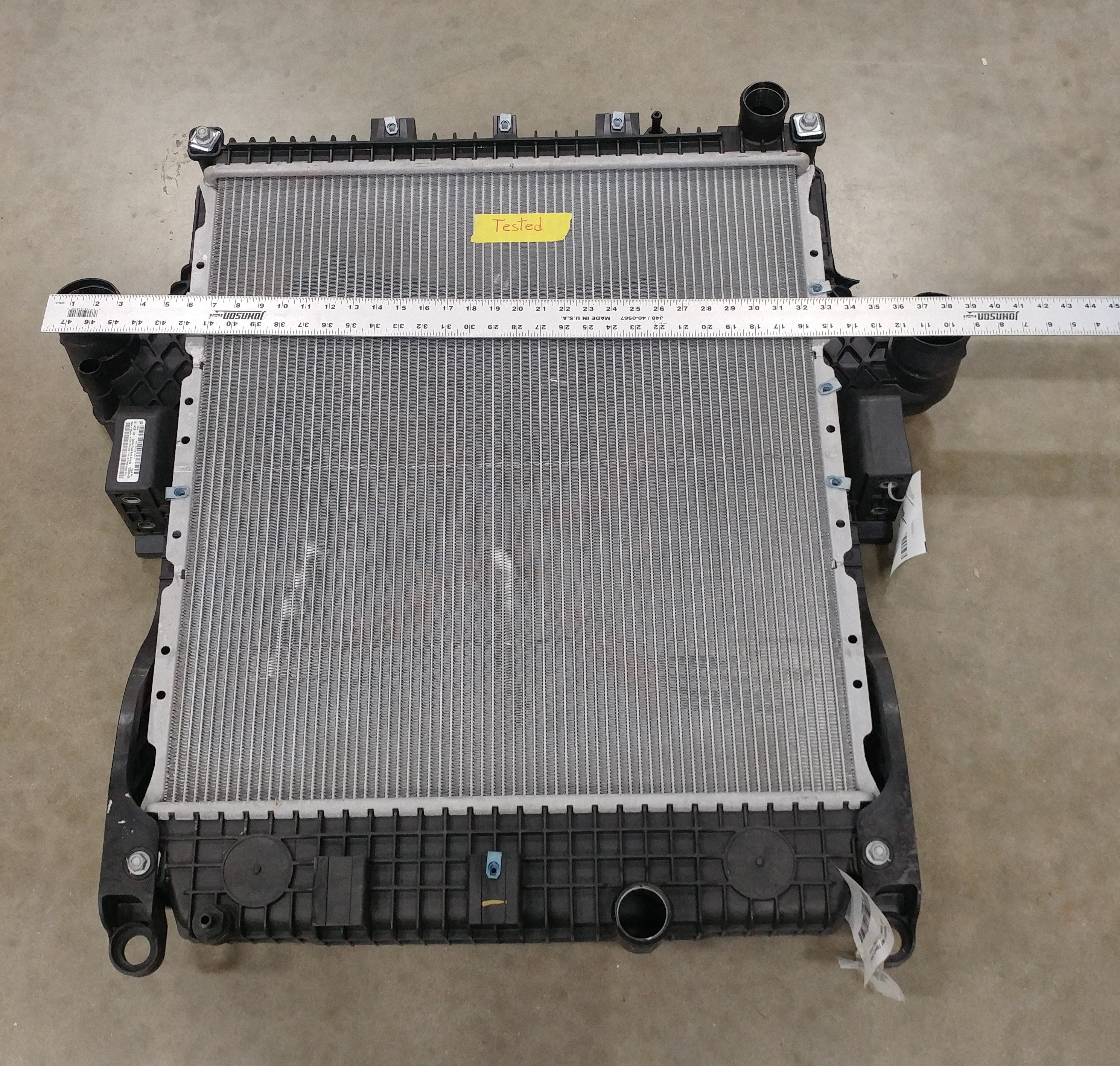 Damaged FL M2 Radiator - TXE1004015 & CAC - TXE1030482 Assy - P/N  05-34530-005 (8679003160892)