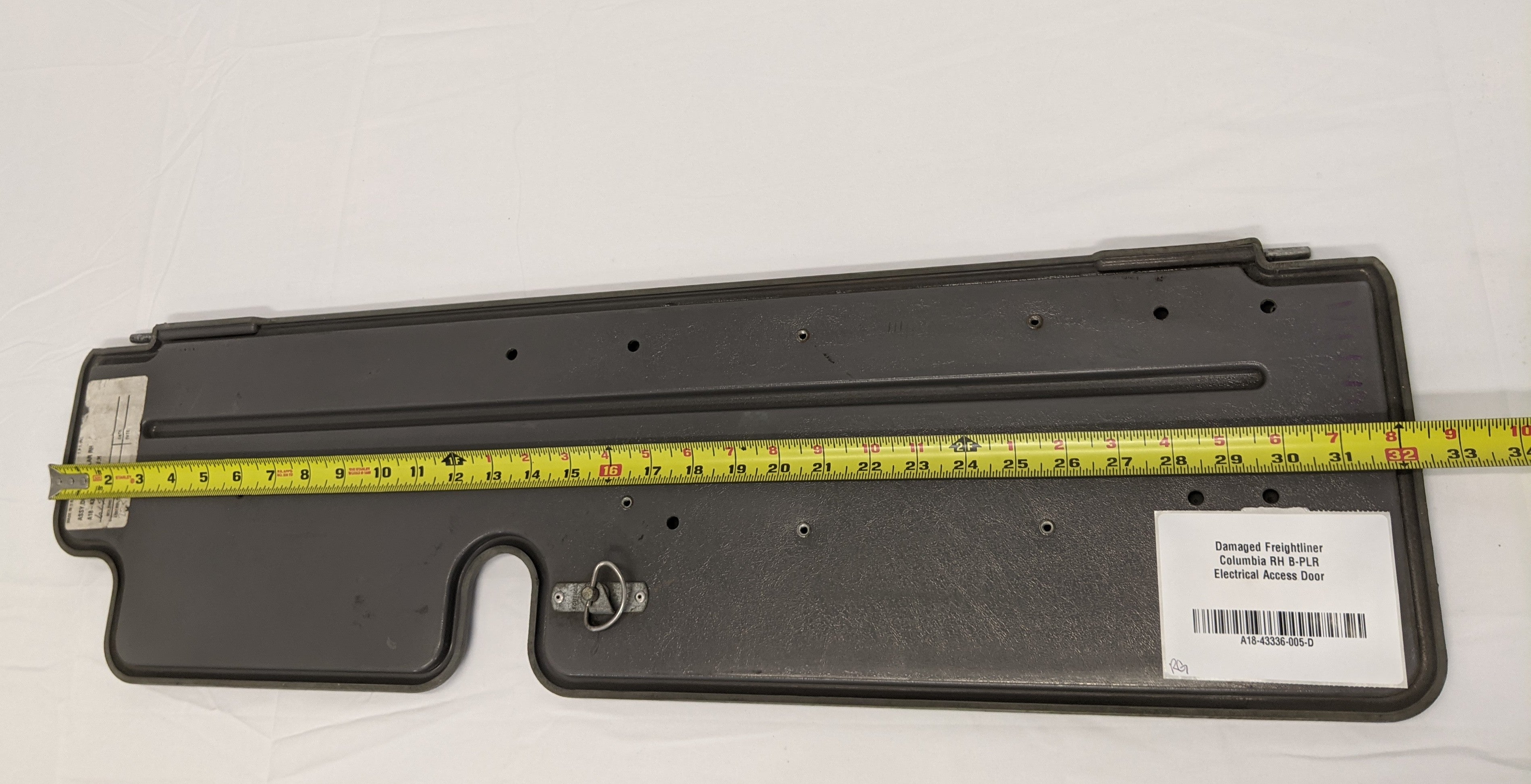 Damaged Freightliner Columbia RH B-PLR Electrical Access Door- P/N A18-43336-005 (10089909485884)