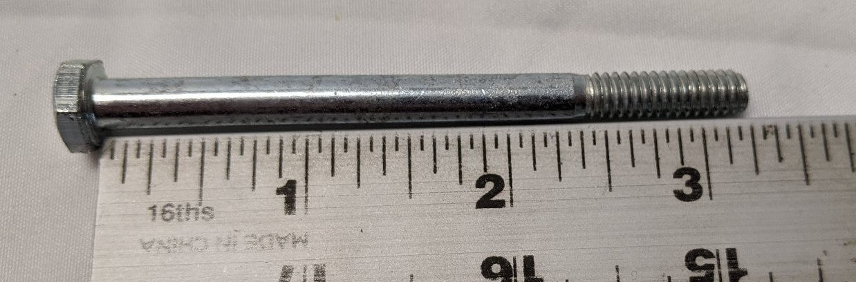 1/4"-20 x 3 1/4" Grade 5 Hex Bolts - Zinc Plated, Partly Threaded, Lot of 50