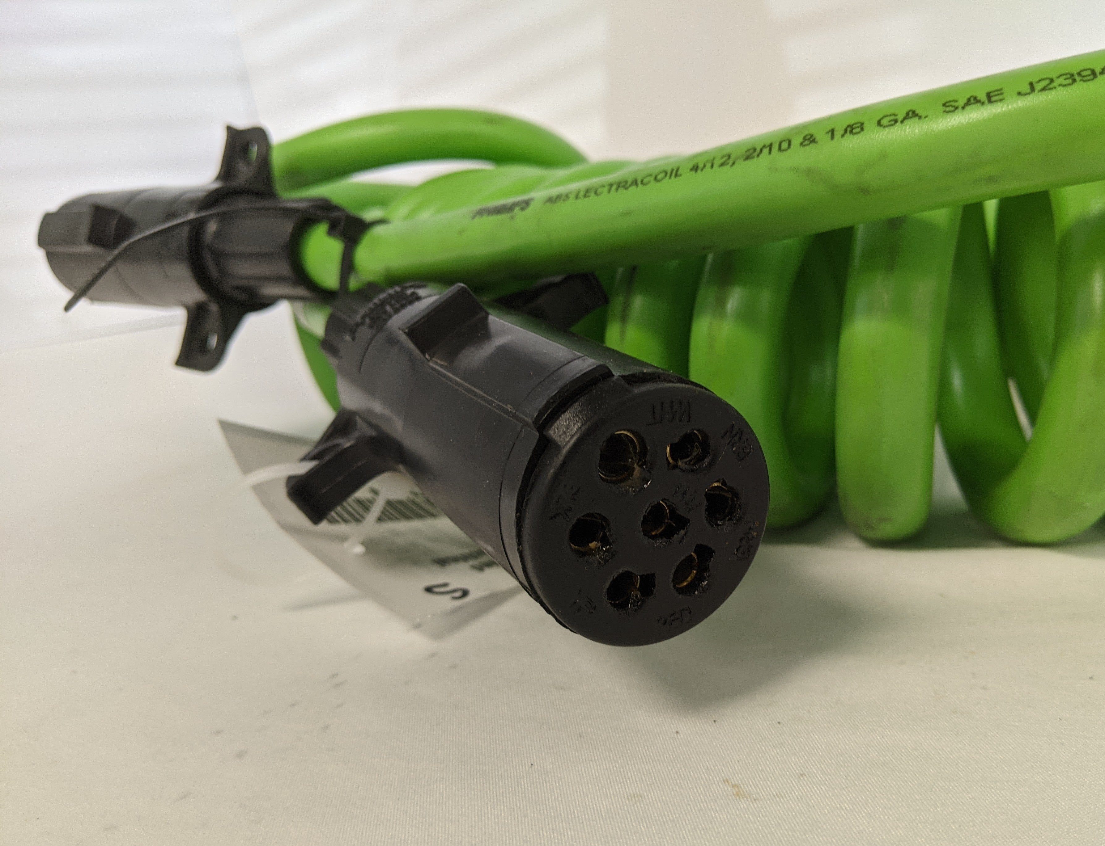 Phillips 20 Ft. Coiled Tractor to Trailer Electrical Cable - P/N  PHM 41FL55 001 (4980289077334)