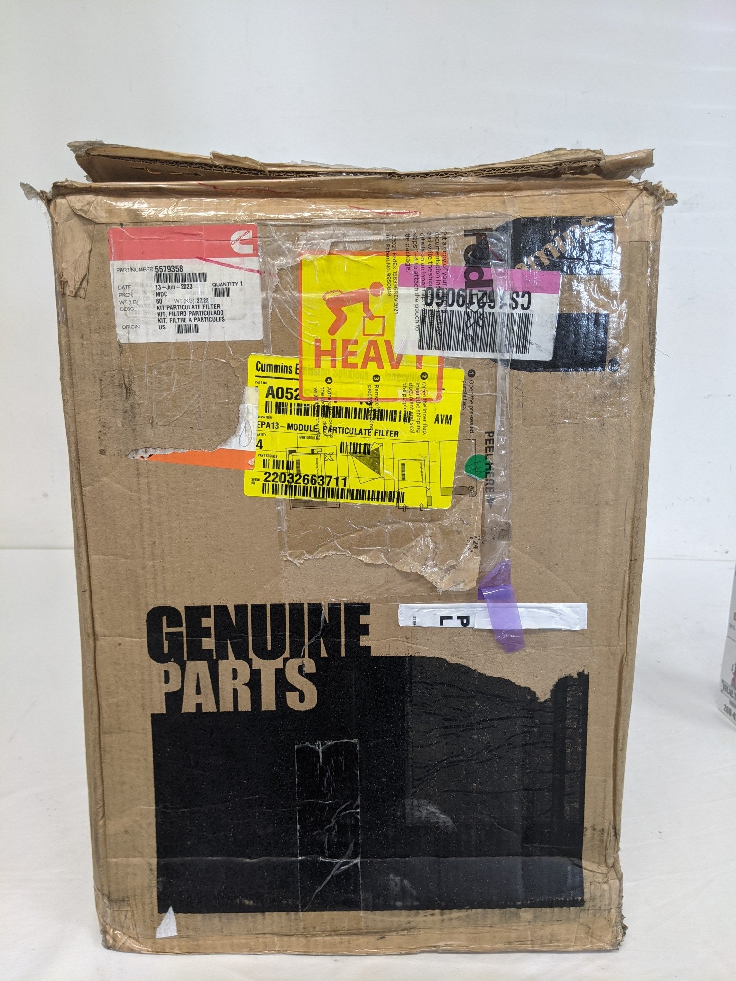 New Cummins Diesel Particulate Filter Kit | P/N 5579358 (A030Z982)