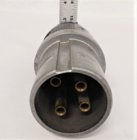 Used Heavy Duty Watertight Male Pin & Sleeve Plug - P/N  HBL460PS2W (8478585651516)