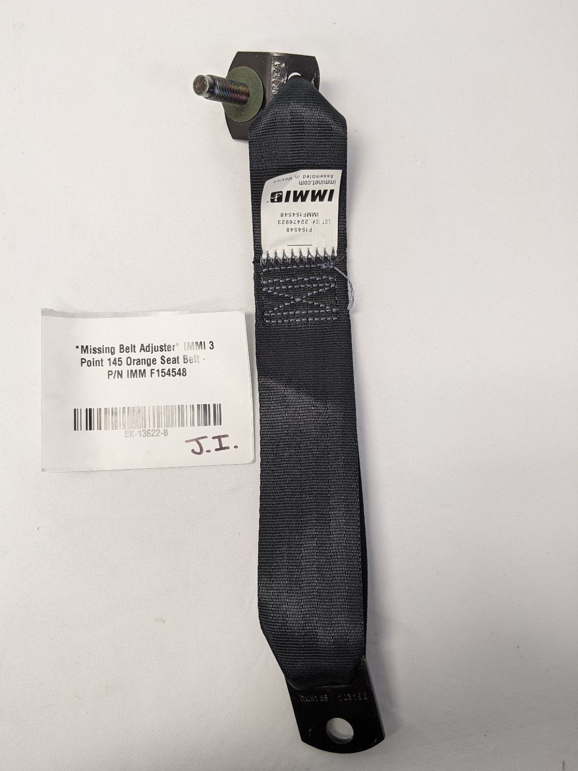IMMI 3 Point 145 Orange Seat Belt - IMM F154548 - Missing Belt