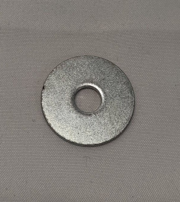 *Lot of 50* New 1/4" x 1" x 1/16" Zinc Coated Steel Washers