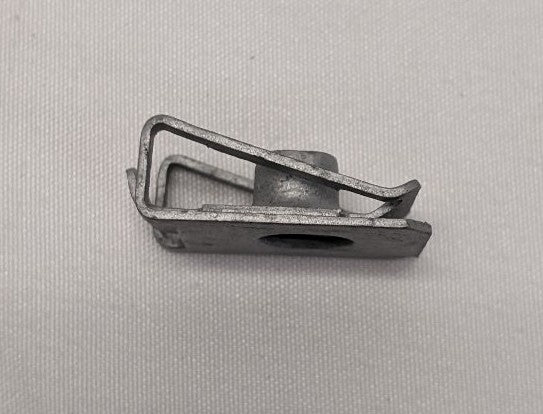 100 M6X1 Galvanized Steel Spring U-Clip Nuts