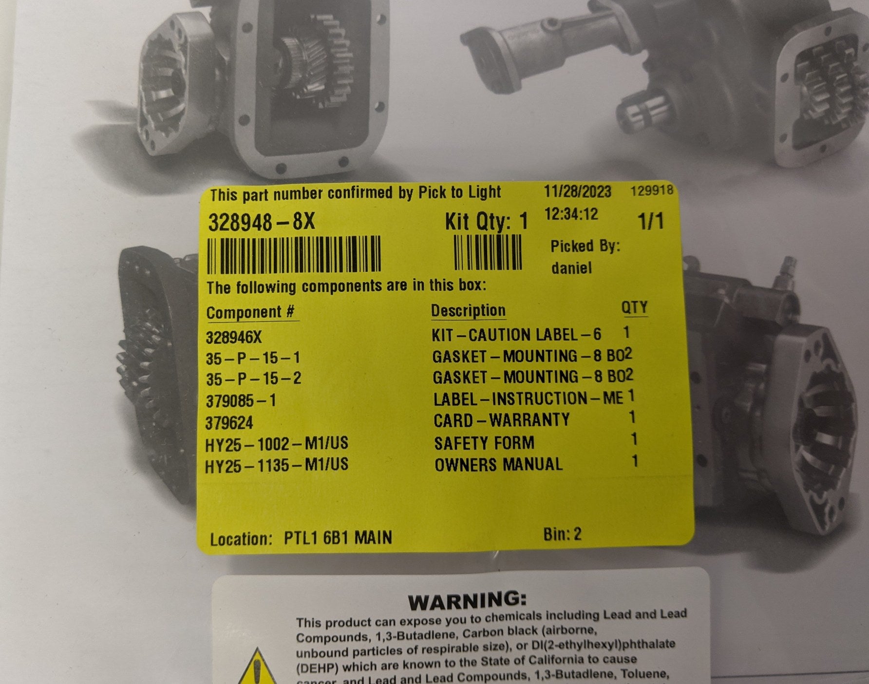Chelsea Power Takeoff PTO Assembly - CHL 489XLAHX V3AF - New