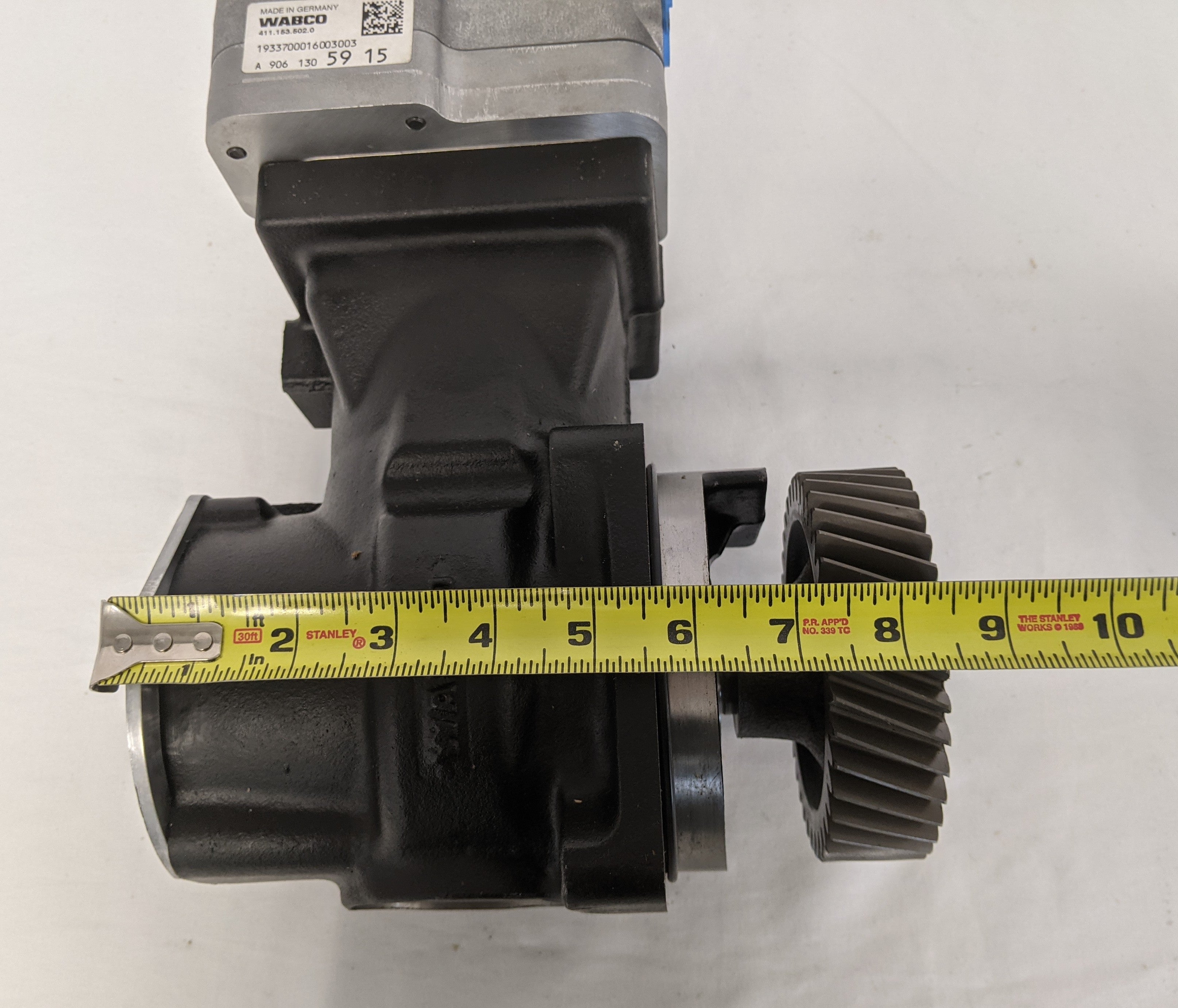 New Wabco 0M904 EURO 4/5 1 Cylinder Air Brakes Compressor - P/N DDEEA9061305915 (9945151537468)