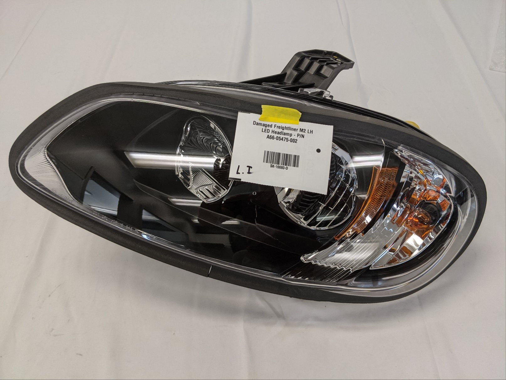 Damaged Freightliner M2 LH LED Headlight - P/N A66-05475-002