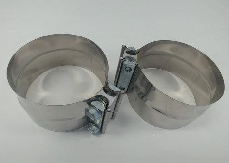 TorcTite EasySeal 5” Polished SS Preformed Band Clamps (Set of 2) 04-20945-007 (4054690070614)