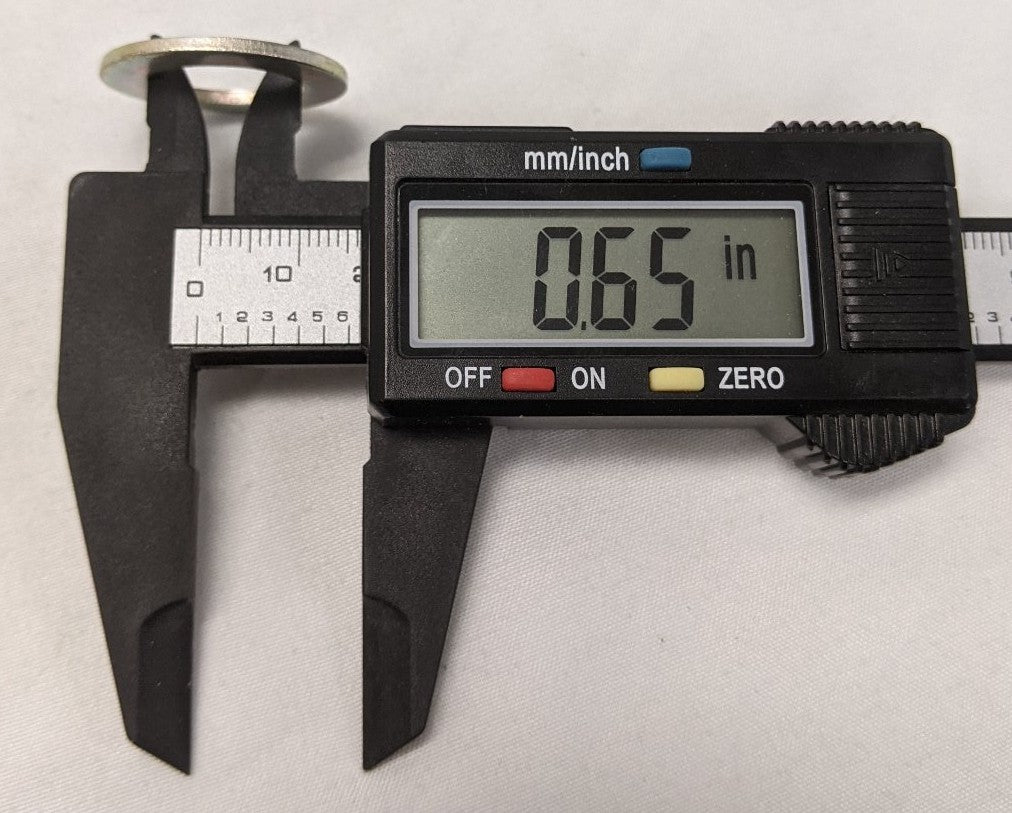 5/8" Zinc Plated Steel Washers - Lot of 200 - Flat Washers